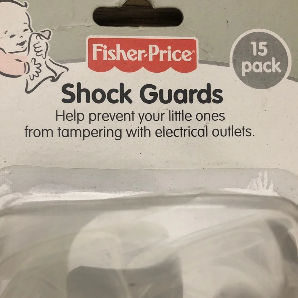 Fisher-Price clear Outlet Safety Shock Guards - Twin Pack